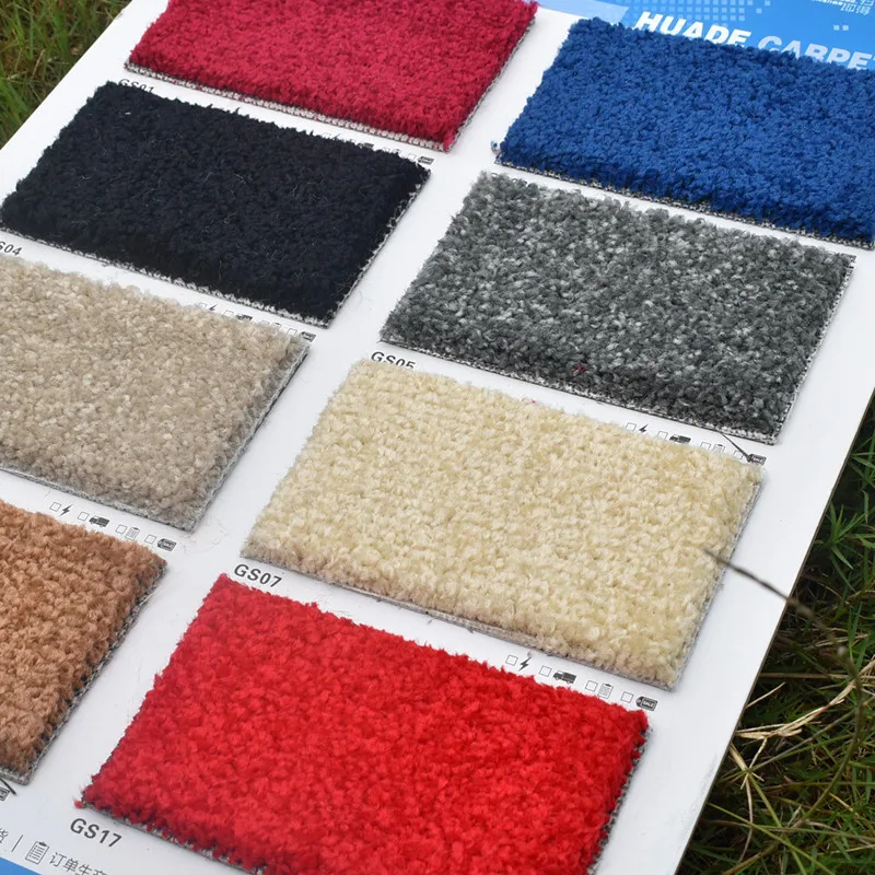 Room carpet bended yarn thickened noise-proof fire-retardant mesh hemp bottom anti-slip wear-resistant luxurious home decoration