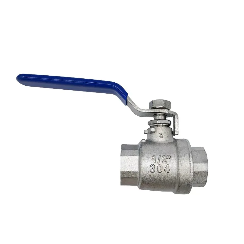 FURUI High Quality Full Port 2-Piece Water Pipe Valve Fluid Control Manual Valves Stainless Steel Female Threaded Ball Valve