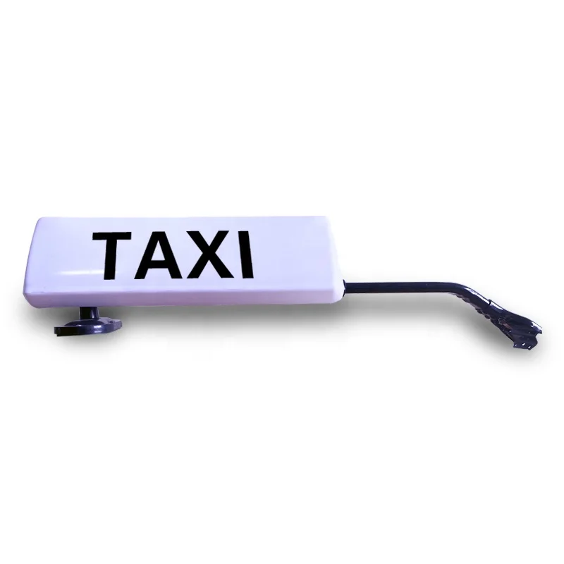 Factory outlet high quality PP plastic led light source white taxi top light (printing customize)