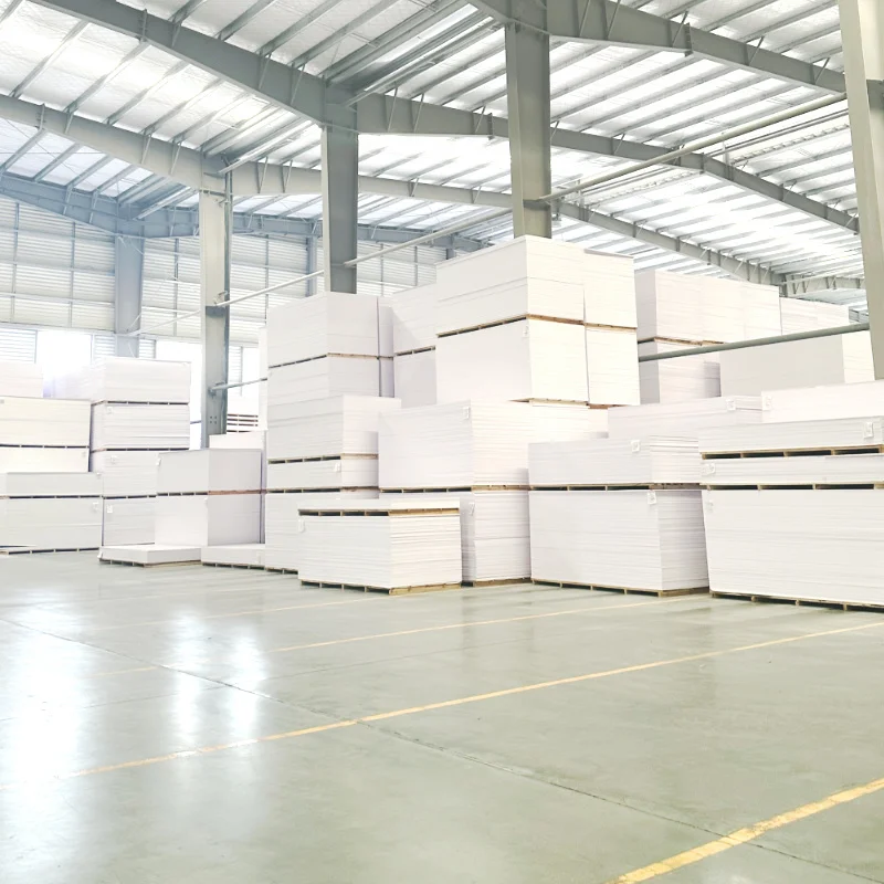 High Quality White PVC Foam Board Sheet Low Density 1220*2440mm For Printing Advertising Poster Material