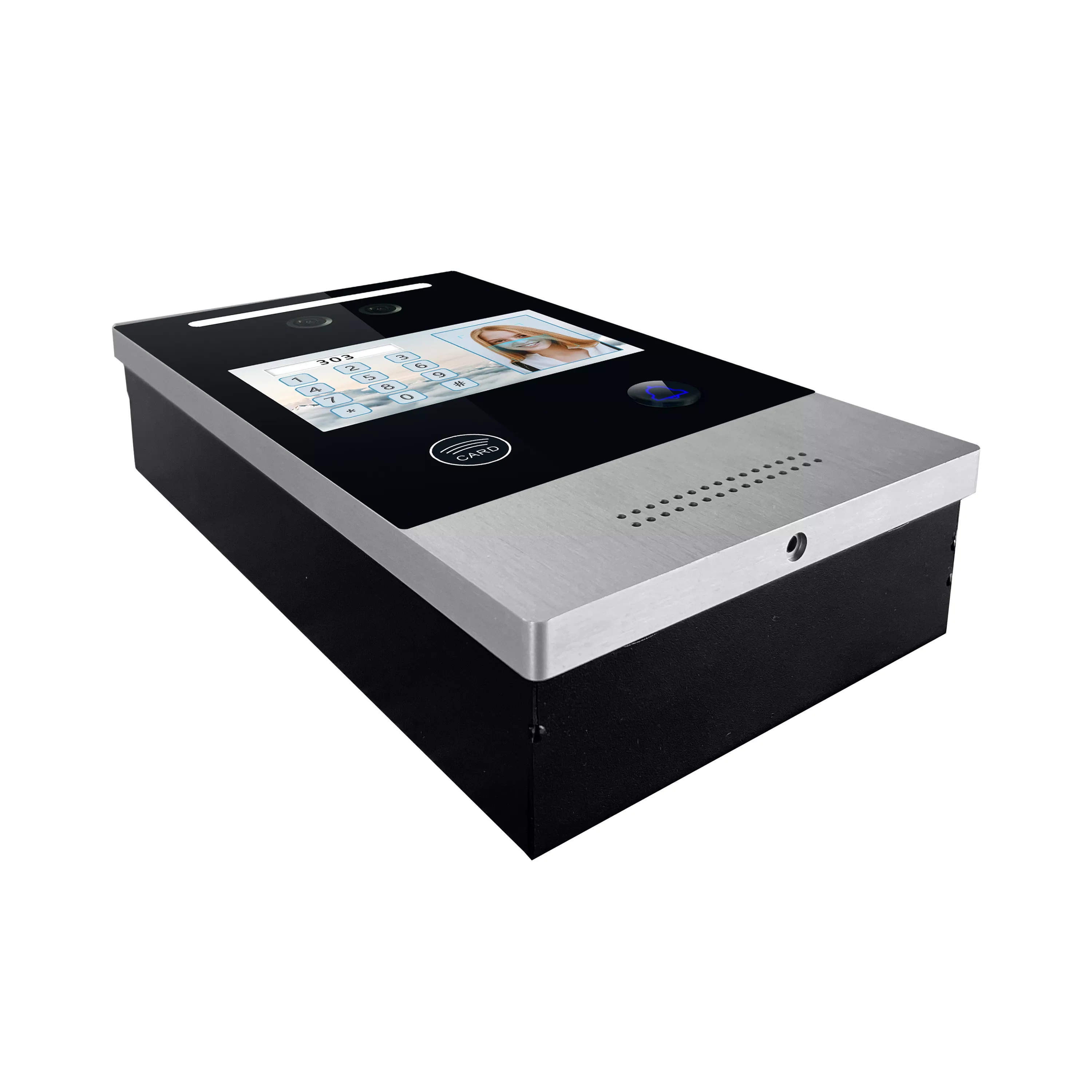 RJ45 connection ip video interphone for building apartment house