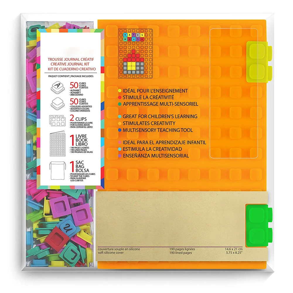 Fashion Popular Premium 2017 Fancy Diary A5 Blank Silicone Cover Notebook