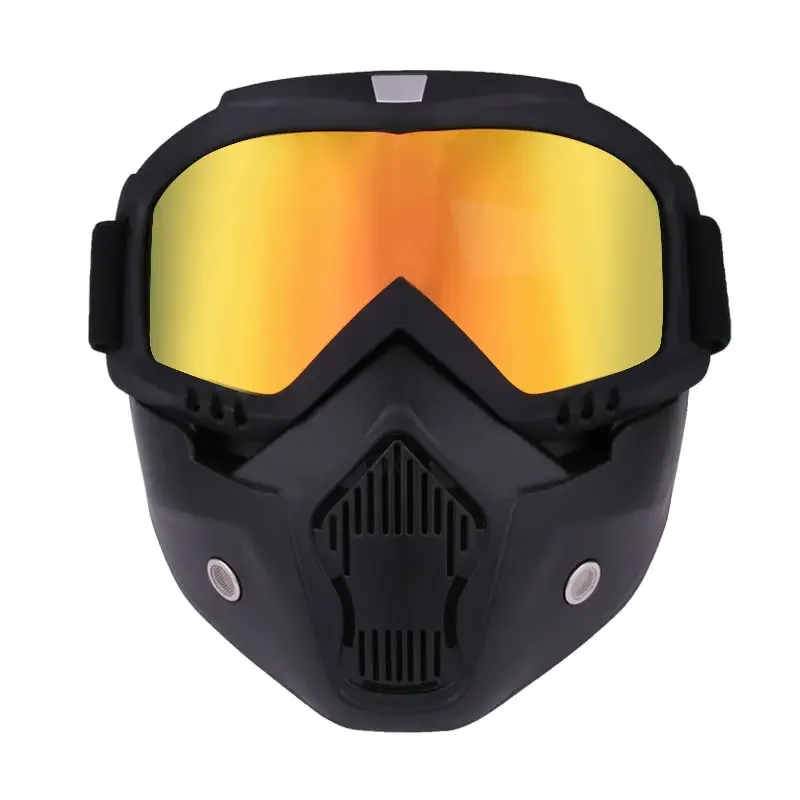 Combat Training Protection Goggles Motorcycle Detachable Skeleton Full Face Mask Tactical Glasses Skull Masks for Helmet