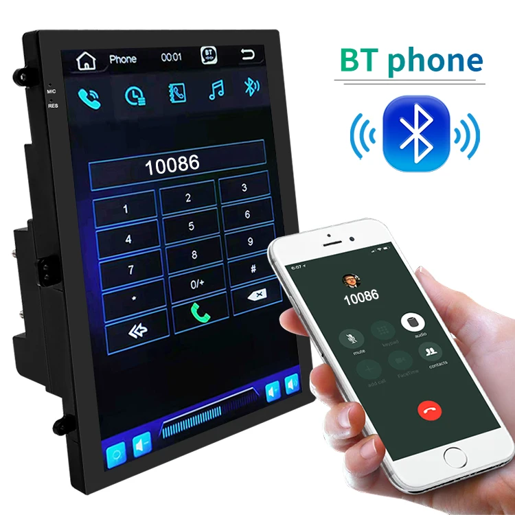 2 din 9.7 inch Vertical IPS Screen Android Car Radio Navigation Car Stereo DVD Player