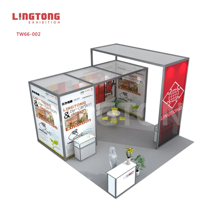 (15)Lingtong System Event Convention Show Display Exhibit Stand Trade Booth Stand Exhibition For Sale