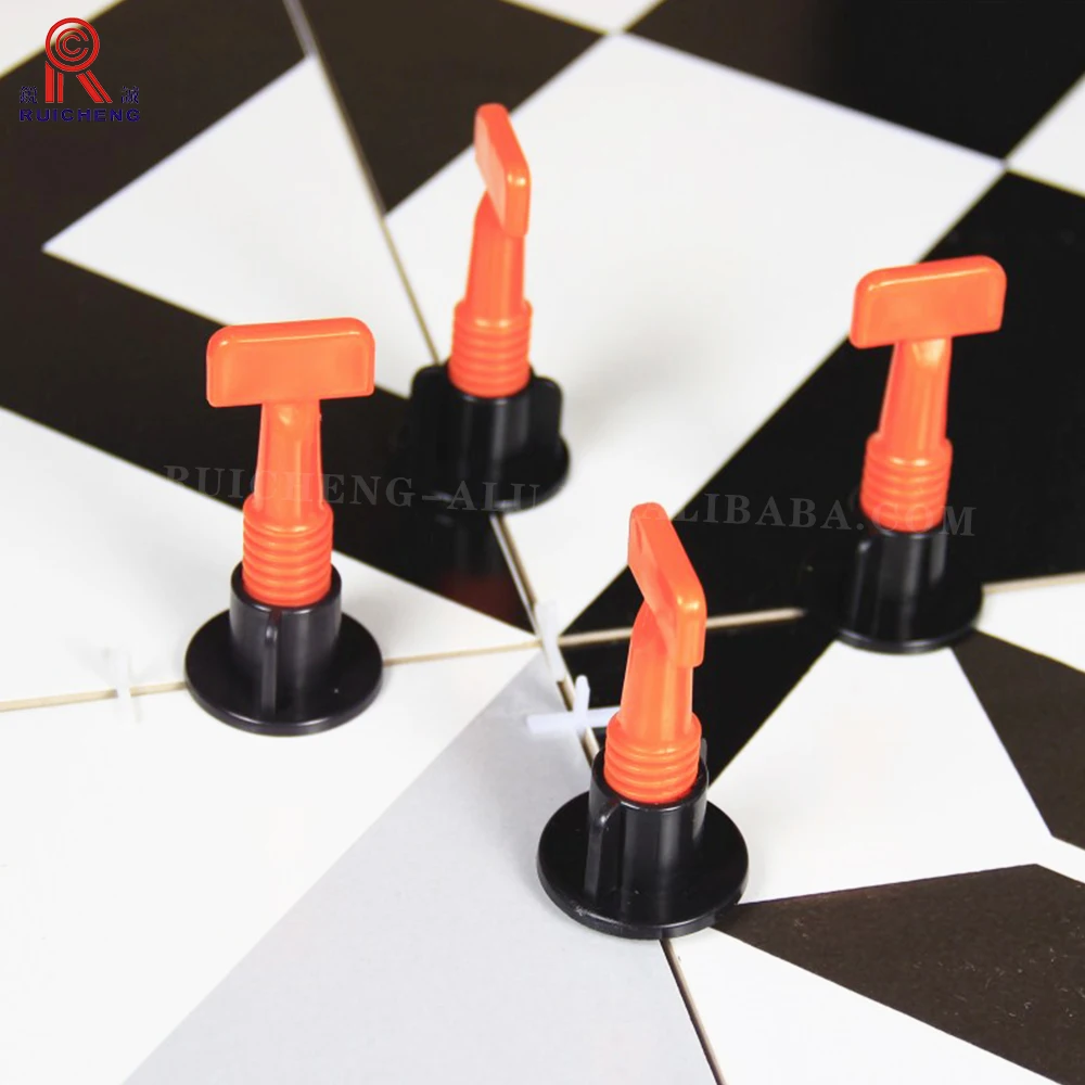 Tile Clip Leveling System Spacer Reusable T Needle Special Wrench Ceramic Floor Wall Plastic Tools Kit