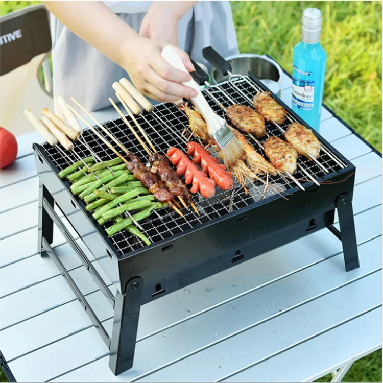 Professional Manufacturer  Outdoor Portable Fireproof Charcoal Barbecue BBQ Grill