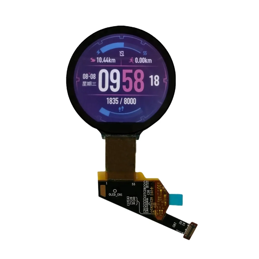 
1.39 inch oled lcd touch screen lcd display round lcd display module resolution 400*400 