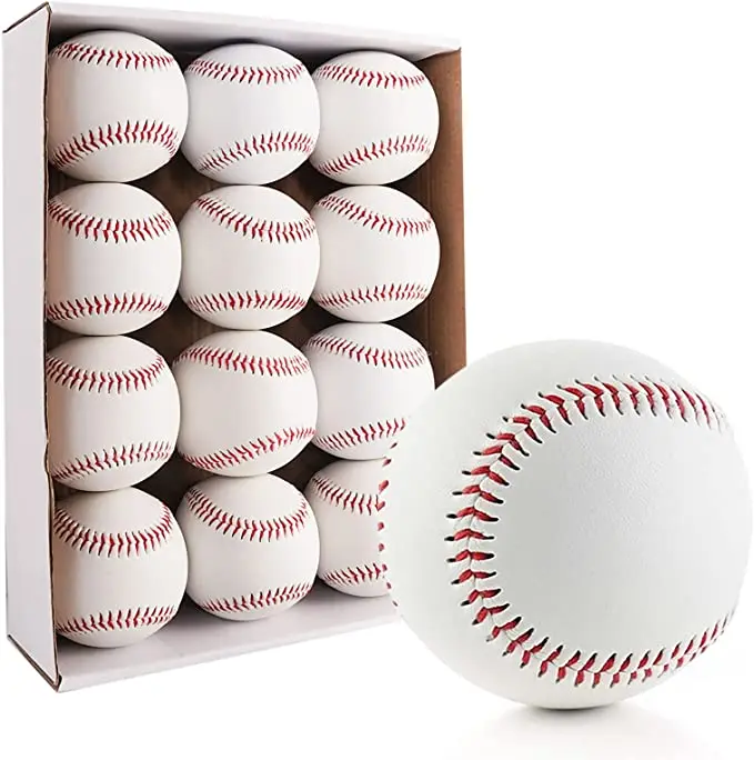 Soft 9inch PVC T-ball Training Baseball Official Baseballs Bucket with Balls