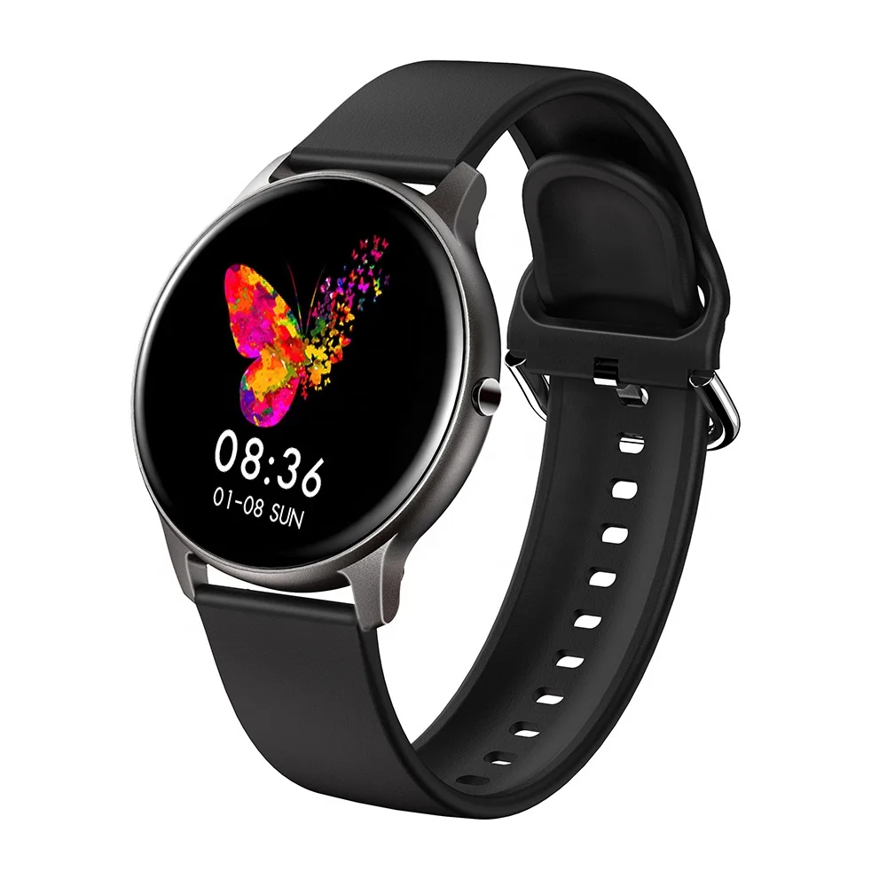LW02 круглый сенсорный Android большой лучший фитнес музыка температура Smartwatch