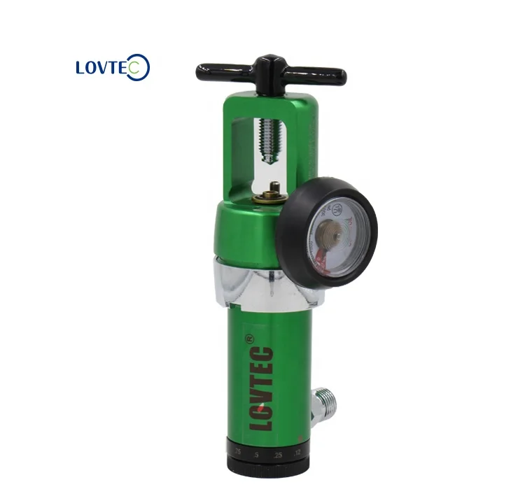 American Standard Lovtec Oxygen Cylinder Regulator Medical High Flow Humidifying Oxygen Cylinder Gas Outlet Oxygen Regulator