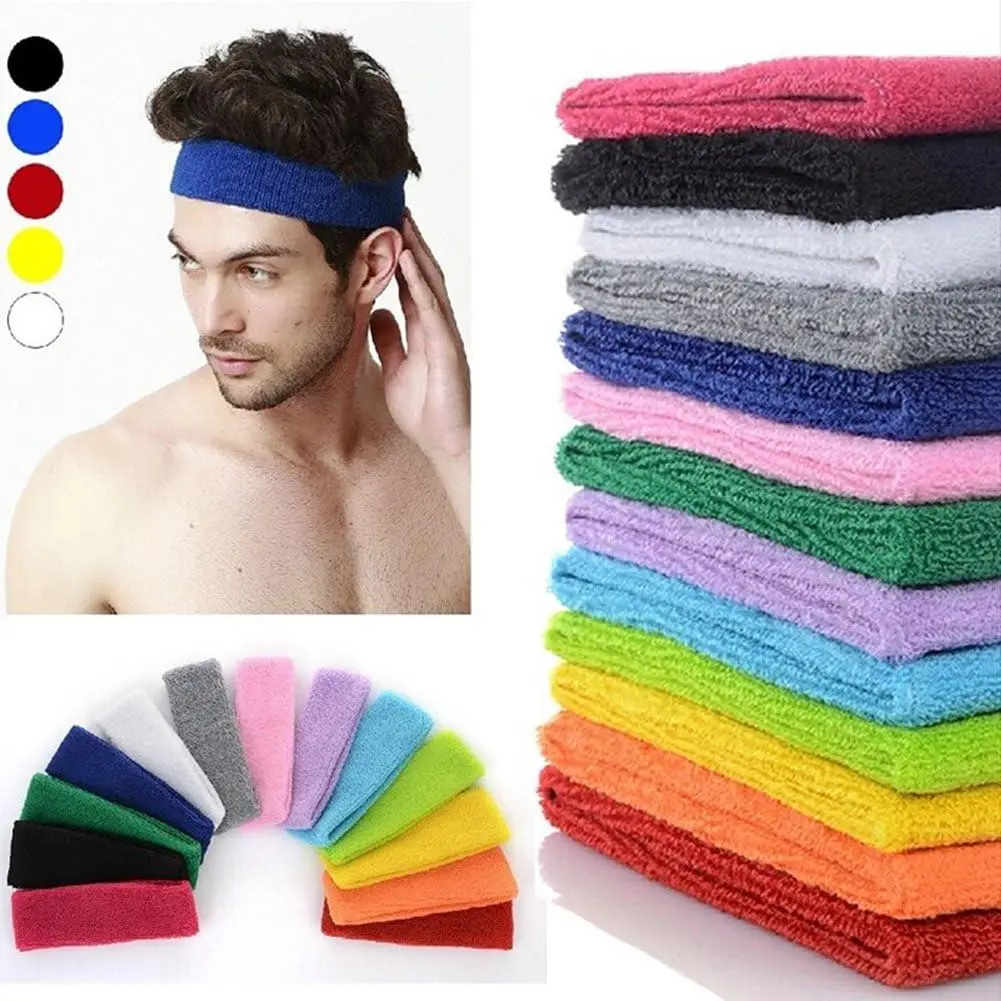 Wicking Stretchy Athletic Sweatband/Sport Headbands/Head wrap/Yoga Headband/Head Scarf/Best Looking Hairband,Towel Material