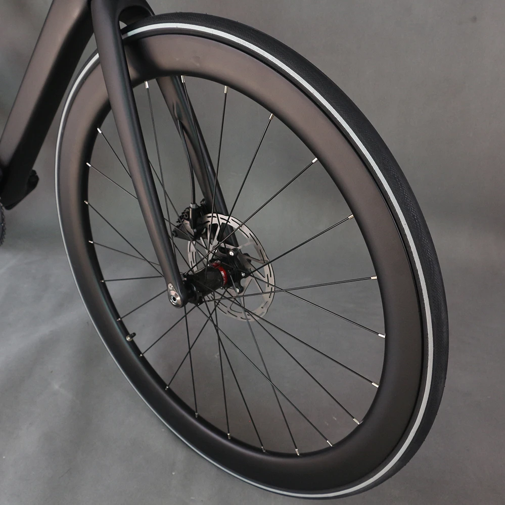 SERAPH Complete bike disc brake Road  bicycle carbon frame WheelTop EDS-2*14S Electronic Shifting ordinary carbon wheels TT-X43