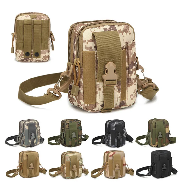 Cheap Tactical Molle Pouch Multipurpose EDC Crossbody Waistpack Fanny Pack Belt Mobile Phone Sling Case For Men Chest Waist Bag