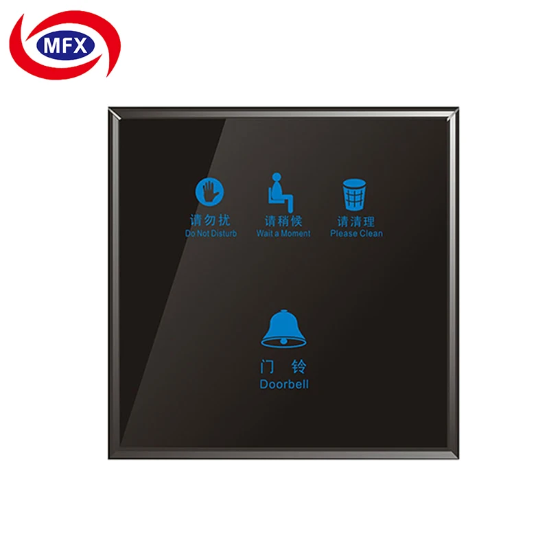 shenzhen factory switch panel glass switch socket cover glass touch tempered glass faceplate panel