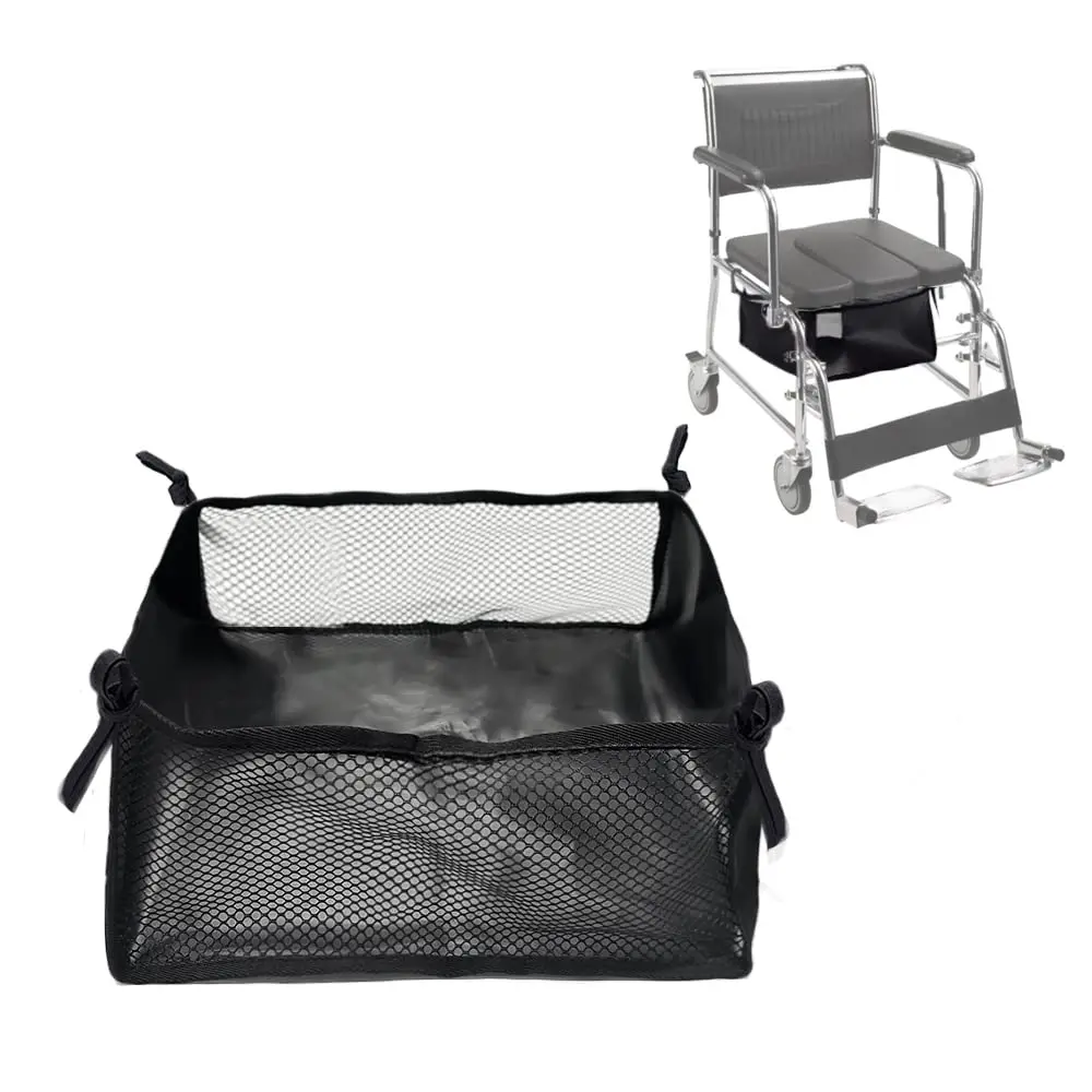Underseat Bag for Rollator Walker Organizer Accessories Rolling Basket Pouch for Wheelchair Medical Replacement Storage