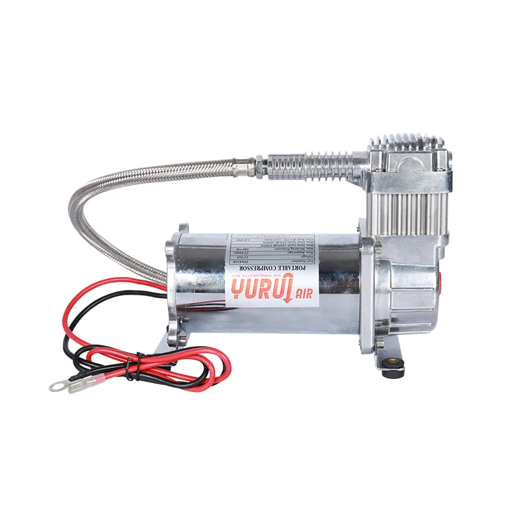 150Psi 32Amps DC12V Silver Safe Mental Automobile Air Ride Pump Air Compressor for Air Brake