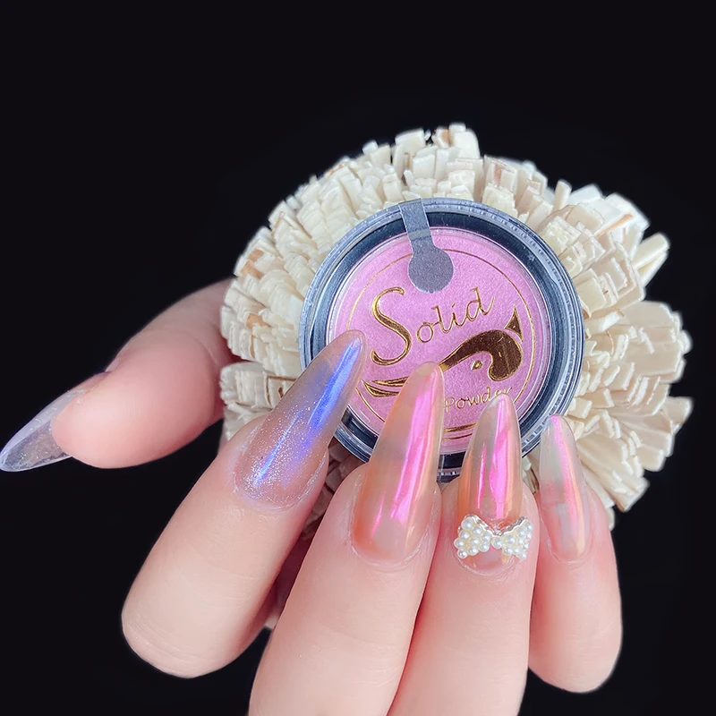 BOKO New concept private label mirror pigment chrome powder aurora pigment solid chrome powder manufacturer