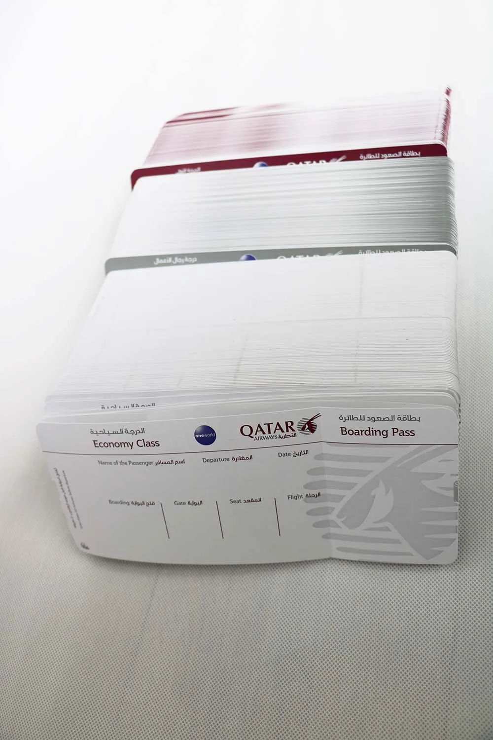 Термобумага с принтом авиакомпании для посадки, термобилетов для полета, бумажные бирки для багажа на заказ