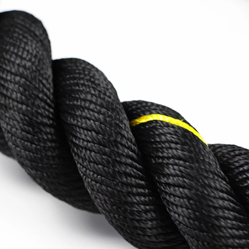 100% Poly Dacron Heavy Battle Rope with Durable Protective Sleeve for Strength Training, Fitness Exercise Rope,Battle Ropes