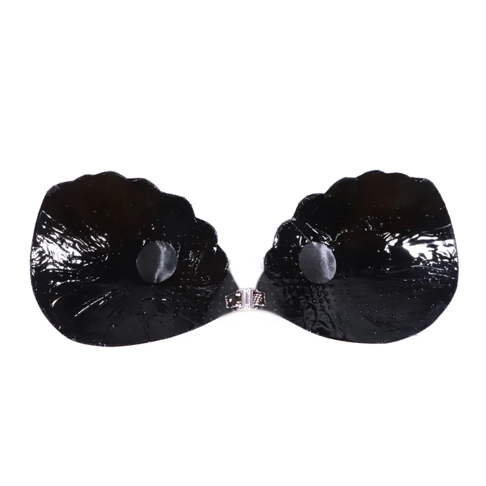 Nude silicone adhesive stick on push up bra invisible bliss cotton wirefree with lift