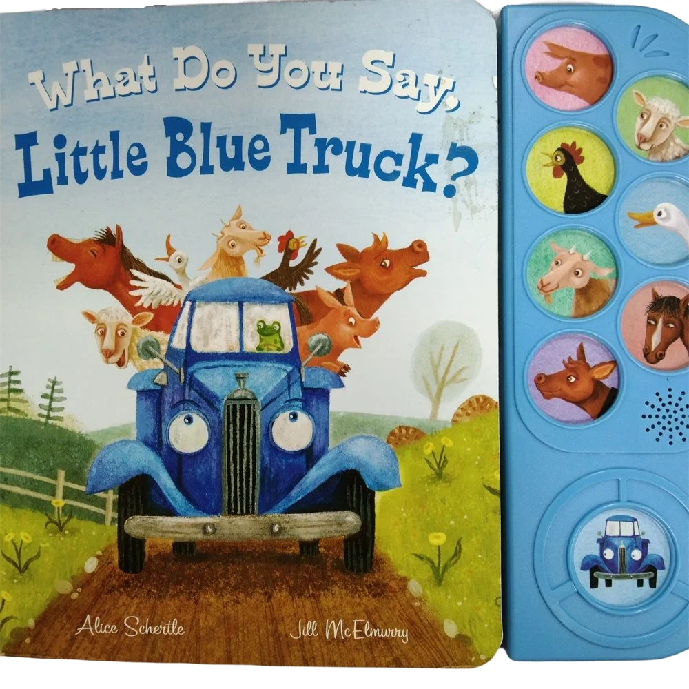 Индивидуальная печатная книга, 8 кнопок, образовательная аудиокнига, звуковой модуль, детская книга со звуком