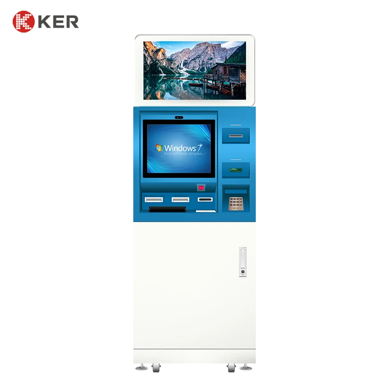 Автоматический зашифрованный аппарат для оплаты наличных денег сканер паспортов обмена валют ATM Crypto Machine