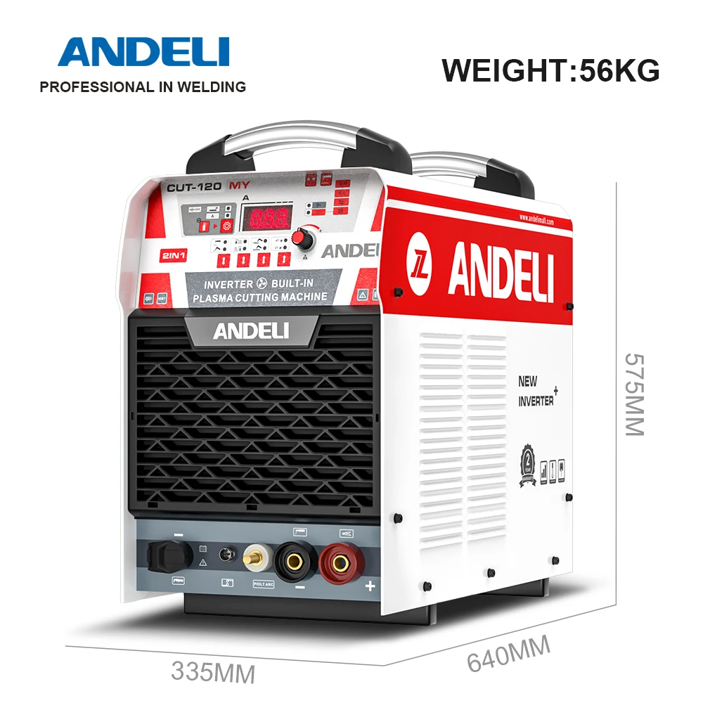 ANDELI 2022 New Arrival Good Quality Industrial Arc Plasma Cutting OEM/ODM Competitive Price Built-In Air Compressor 380V
