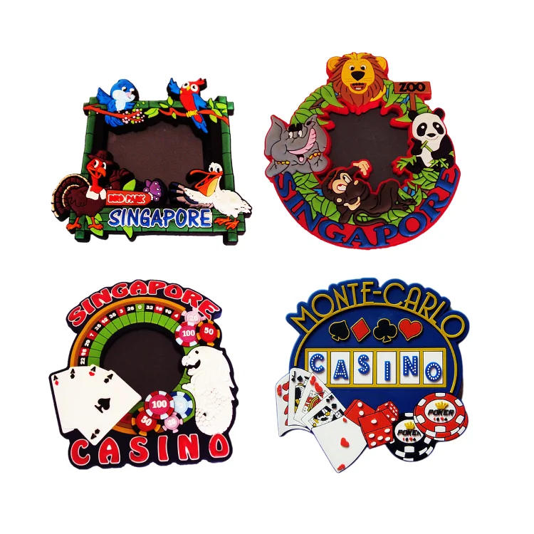 OEM ODM Custom Logo Promotional Gift Refrigerator Magnet Tourist Silicone Blank Rubber 3d Soft PVC Magnet Fridge Magnet