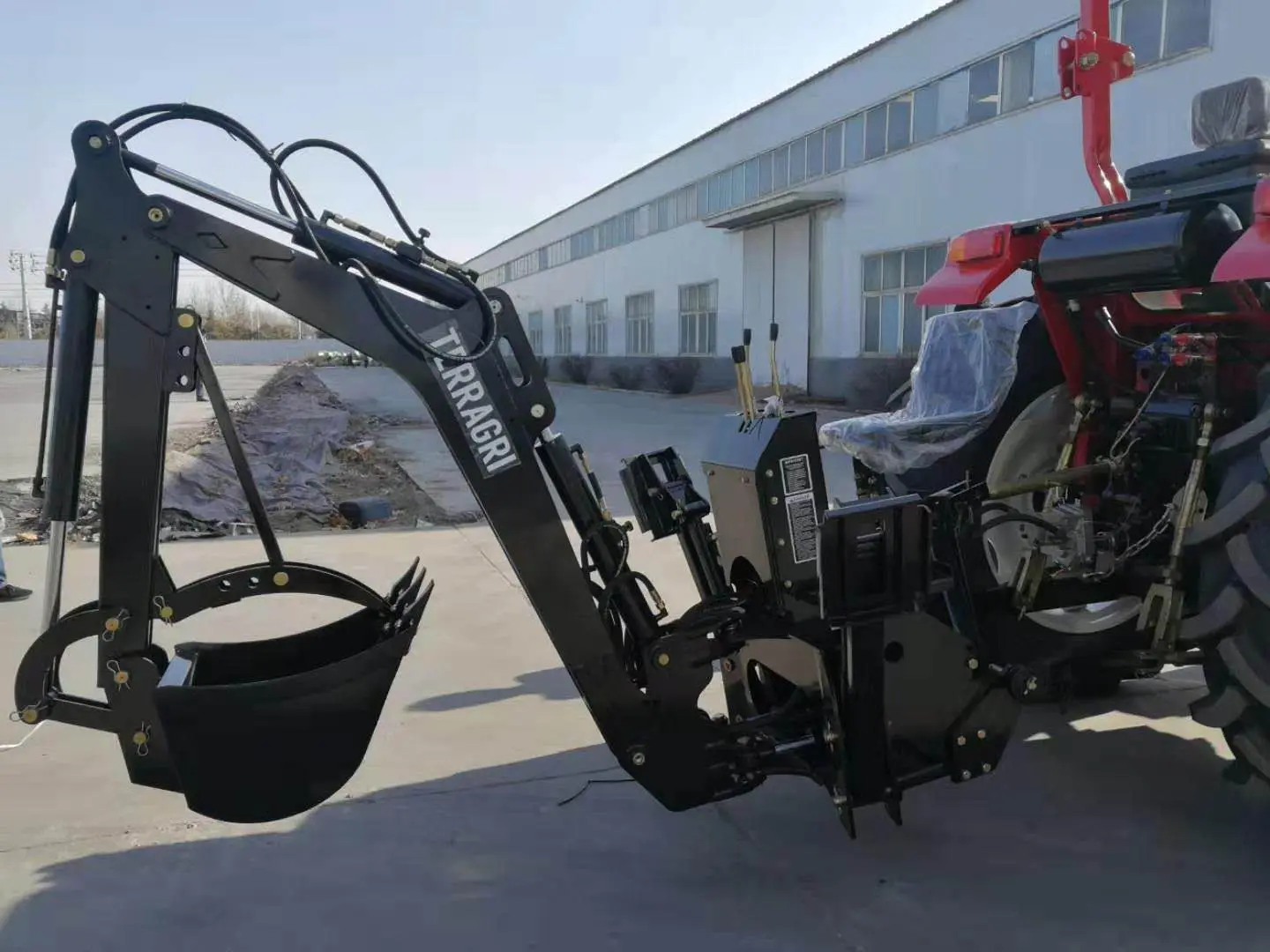 Lw Series Lw-6 -12 Backhoe Excavator /mini tractor backhoe loader for 12-180HP Agricultural Wheel Farm Garden Tractor