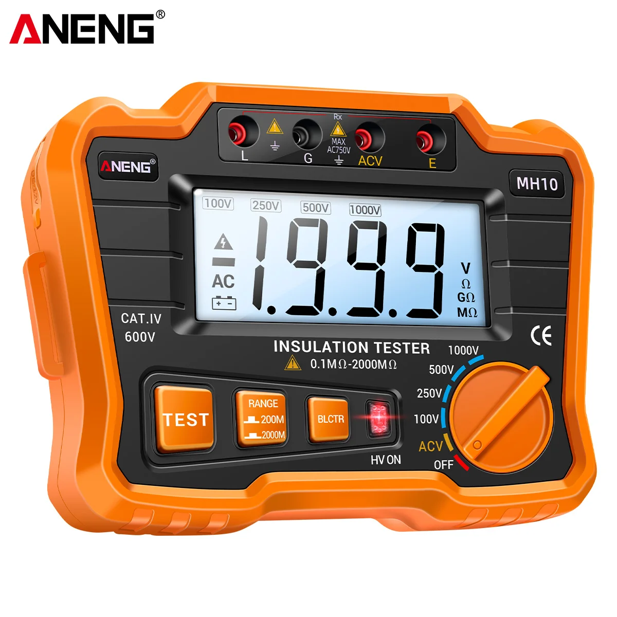 Измеритель изоляции ANENG MH10