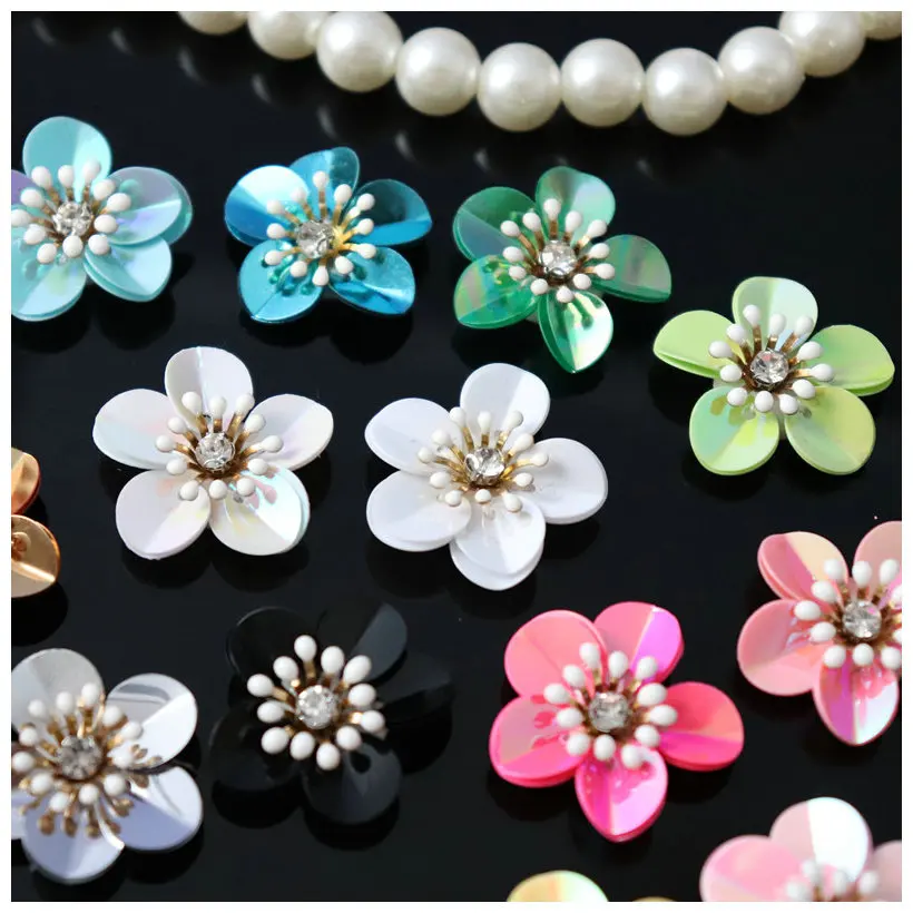 Новый дизайн, красивые 3D блестки, цветы, вышивка, нашивка для платья