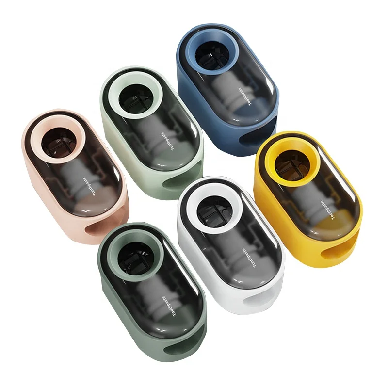 High quality custom Logo factory strong bearing capacity waterproof and dust proof Wall-mounted automatic toothpaste squeezer