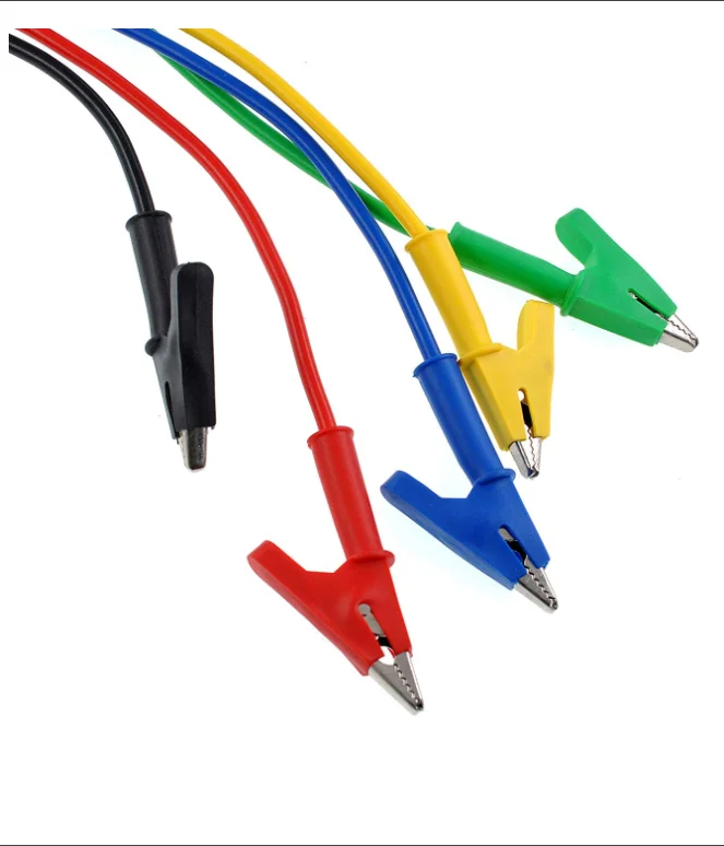 Alligator Clips Electrical Test Leads Set 15A Jumper Wires Heavy New for Electrical Testing