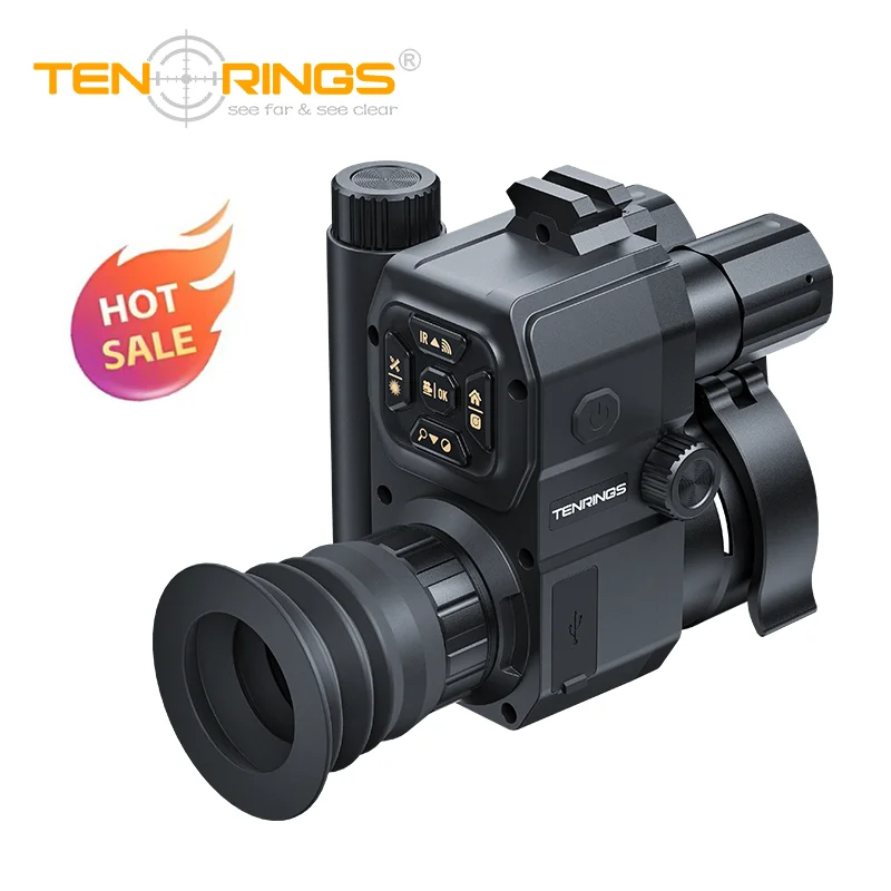 Hd Digital IR Imaging Digital Scope Night Vision Monocular Scope With clip-on