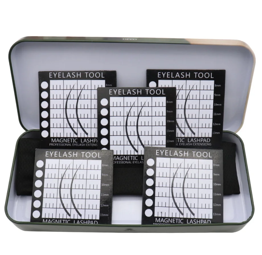 Planting False Eyelashes Forehead Bandana Magnetic Headscarf Belt With 4 Lash Pad Holder Grafting Eyelash Scarf Stand Pad Holder