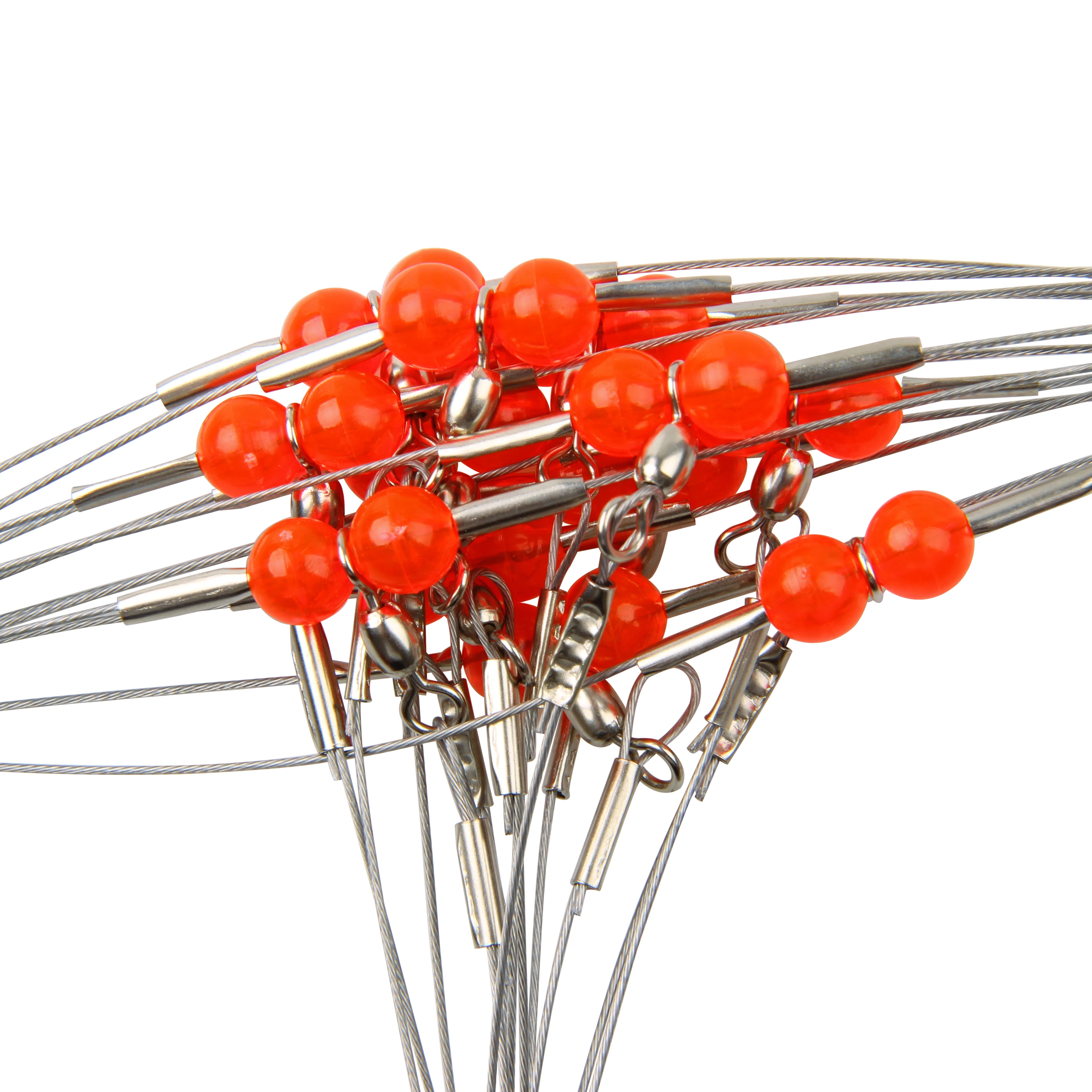 12Pcs/bag 56cm Stainless Steel Fishing Line Wire Rigs Leader Trace Lure Steel Wire Leader With Swivel Snap Fishing Tackle