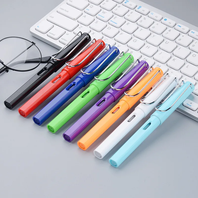 Amazon Hot Sale a white fountain pen Parker Fountain Pen Logo Customized Plastic Parker Fountain Pen