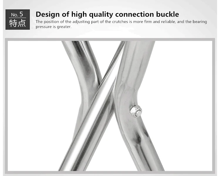 3 legs aluminium foldable walking stick, handle crutch with seat