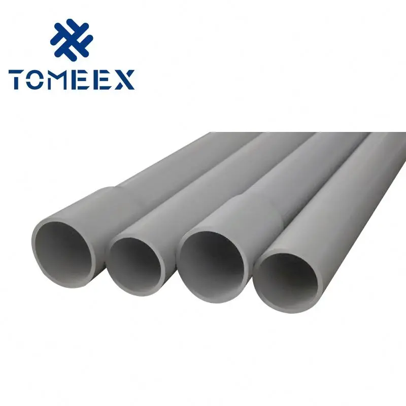 PVC Electrical Pipe Flexible Pipes Bulk And Fittings Schedule 40 20mm Pvc Conduit