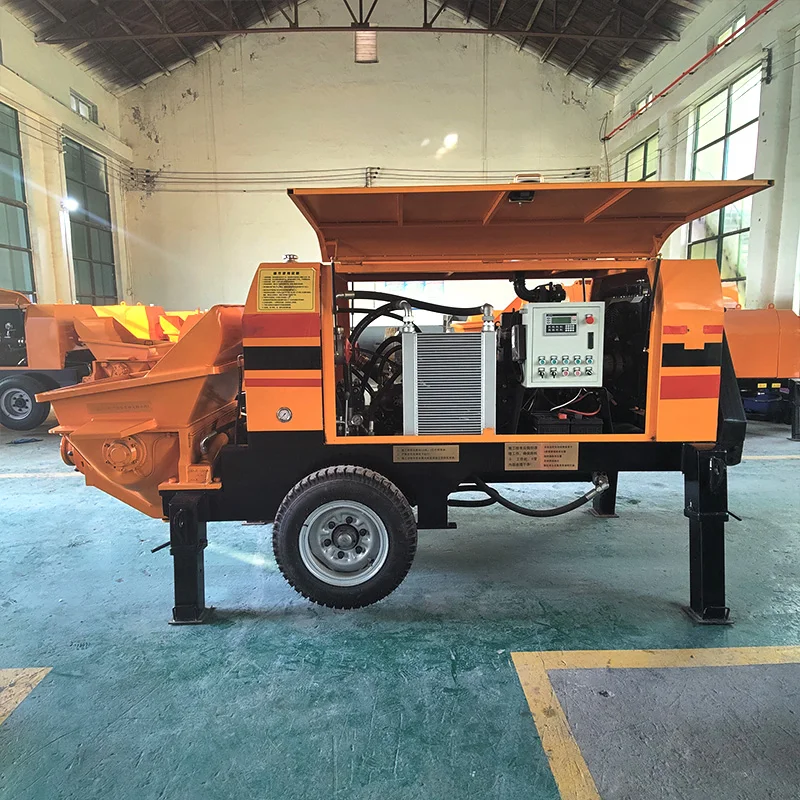 Construction Hydraulic Concrete Pumps Diesel Concrete Pump For Sale