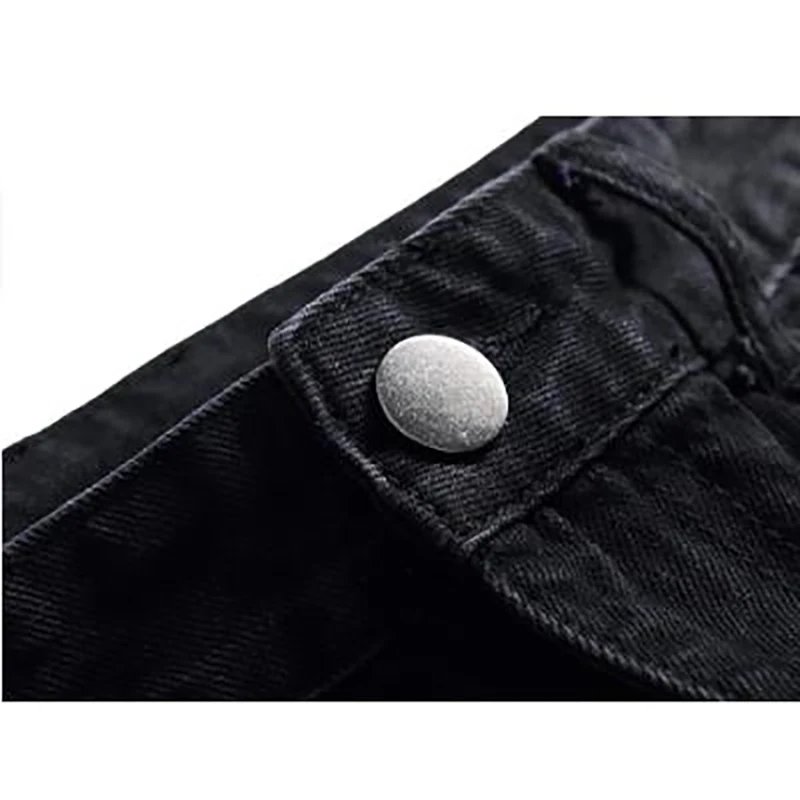 Base Skinny Ripped Stretch Jeans for Men New Hot New Fabric with a Purple Slim Straight Polyester / Cotton Casual Mid Waist