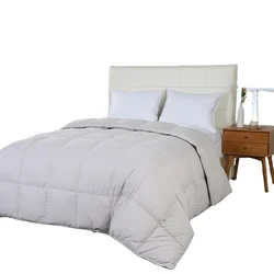 220 x 240 cm High quality luxury soft hotel white goose down quilt