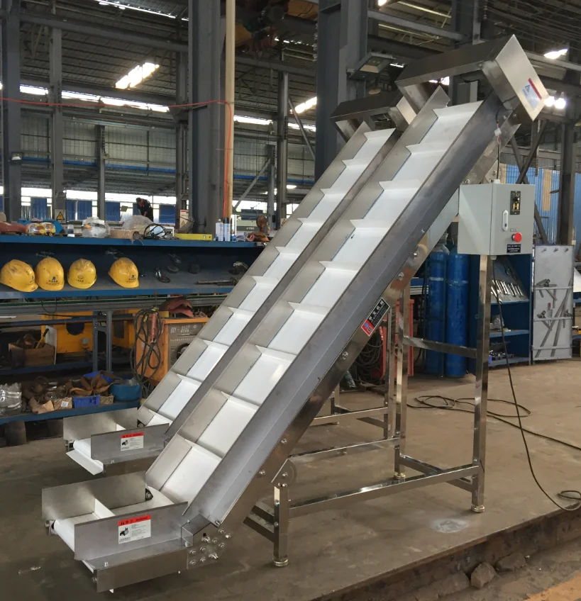 2022 PU band conveyor , white food grade belt conveyor system price