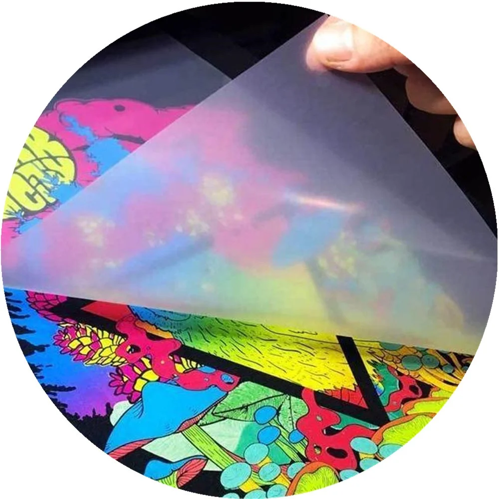 DTF digital printing hot film A3 A4 coiling block white ink hot film textile clothing printing film