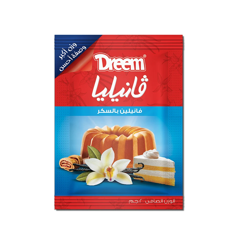 High Quality Halal Food Vanilla With Sugar Attractive Baking Powder Vanilla Flavor Baking Aids Bread Improver Baking Powder