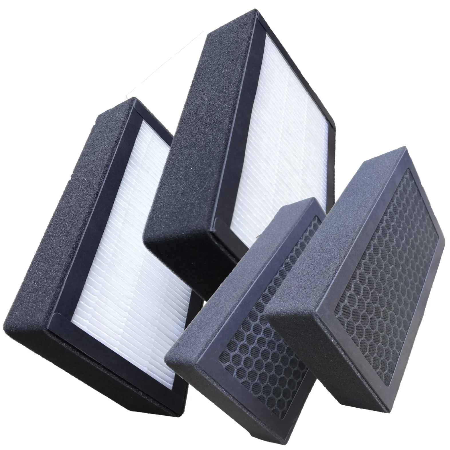 Customize HEPA and Carbon Combined Air Filter HEPA Carbon Combined Filter Composite HEPA Carbon Filter for Air Purifier