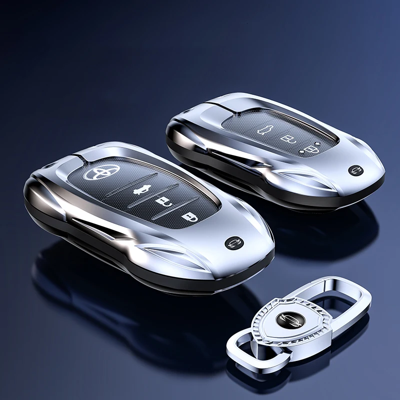 Compatible For Toyota COROLLA Avalon LEVIN camry wildlander RAV4 Prime Series Car Key Case ienna Metal Full Protection