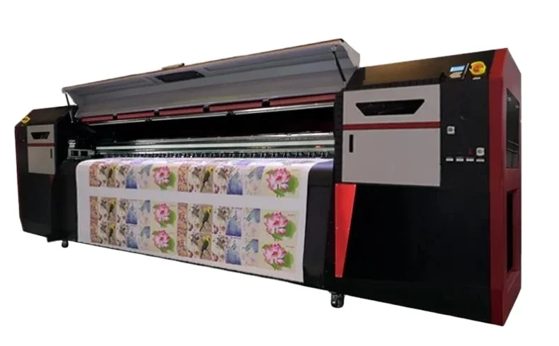 3.3m Crystaljet Varnish Mural Machine Cj8000III Printer for UV Ink by 4-12PCS Konica Printhead Printing
