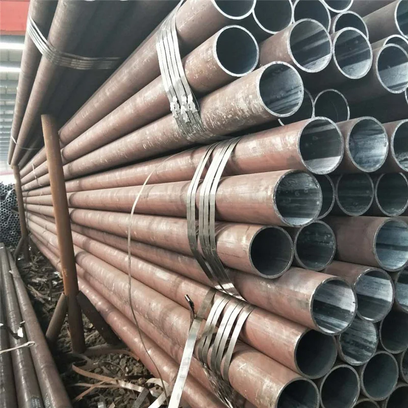 Steel pipes for construction A106 BRG A53 SMLS PIPE Black painted pipeline BE Support tempering